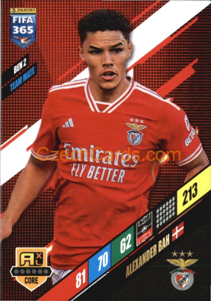 Alexander Bah 2024 Panini FIFA 365  Adrenalyn XL BEN2