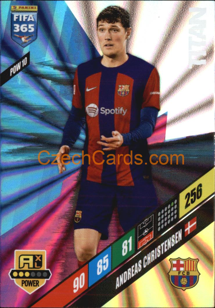 Andreas Christirnsen 2024 Panini FIFA 365  Adrenalyn XL Titan POW10