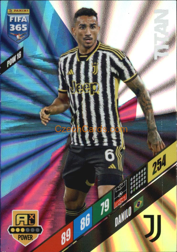 Danilo 2024 Panini FIFA 365  Adrenalyn XL Titan POW16