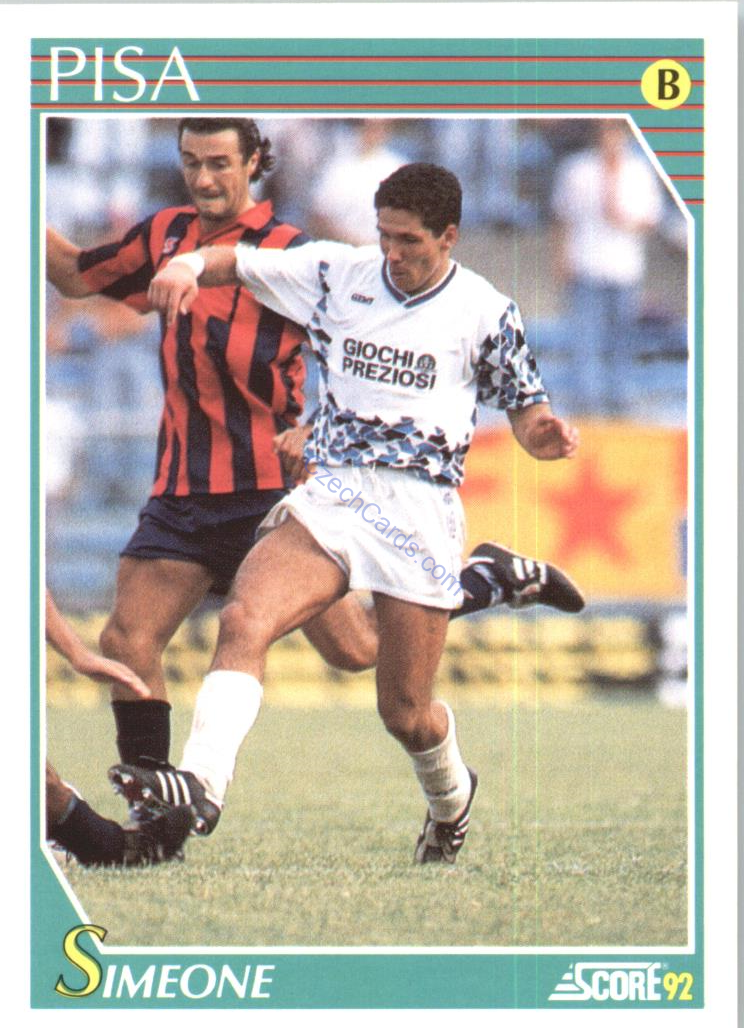 Diego Simeone 1992 Score Italian League #333