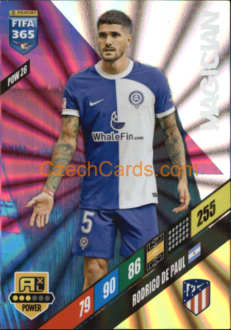 Rodrigo De Paul 2024 Panini FIFA 365  Adrenalyn XL Magician POW26
