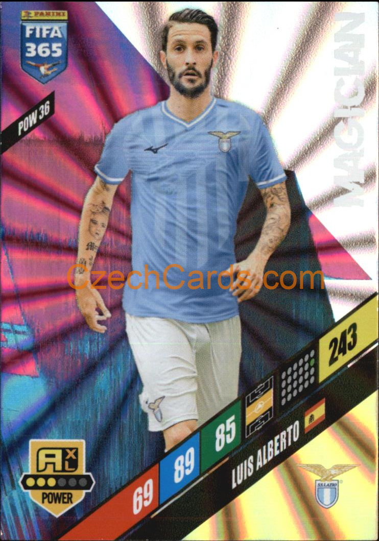 Luis Alberto 2024 Panini FIFA 365  Adrenalyn XL Magician POW36
