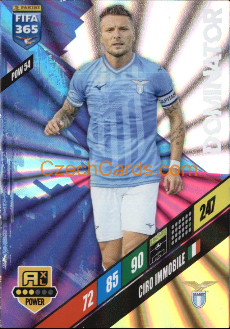 Ciro Immobile 2024 Panini FIFA 365  Adrenalyn XL Dominator POW54
