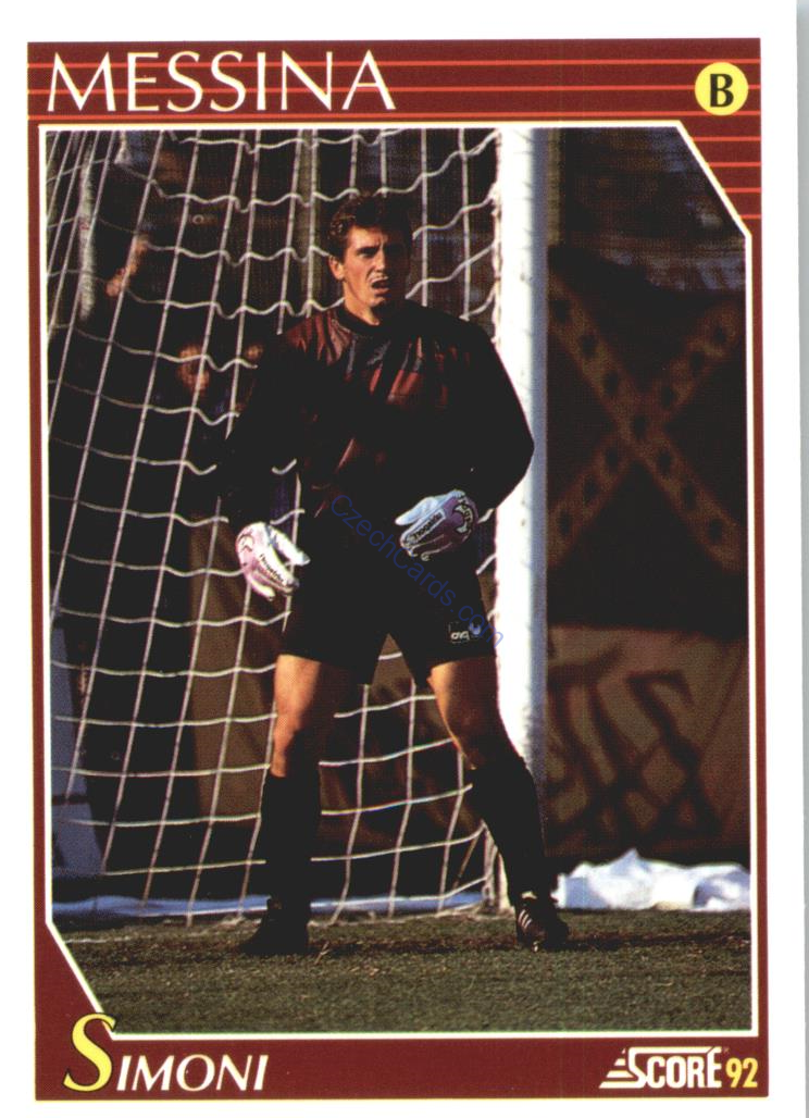 Luigi Simoni 1992 Score Italian League #307