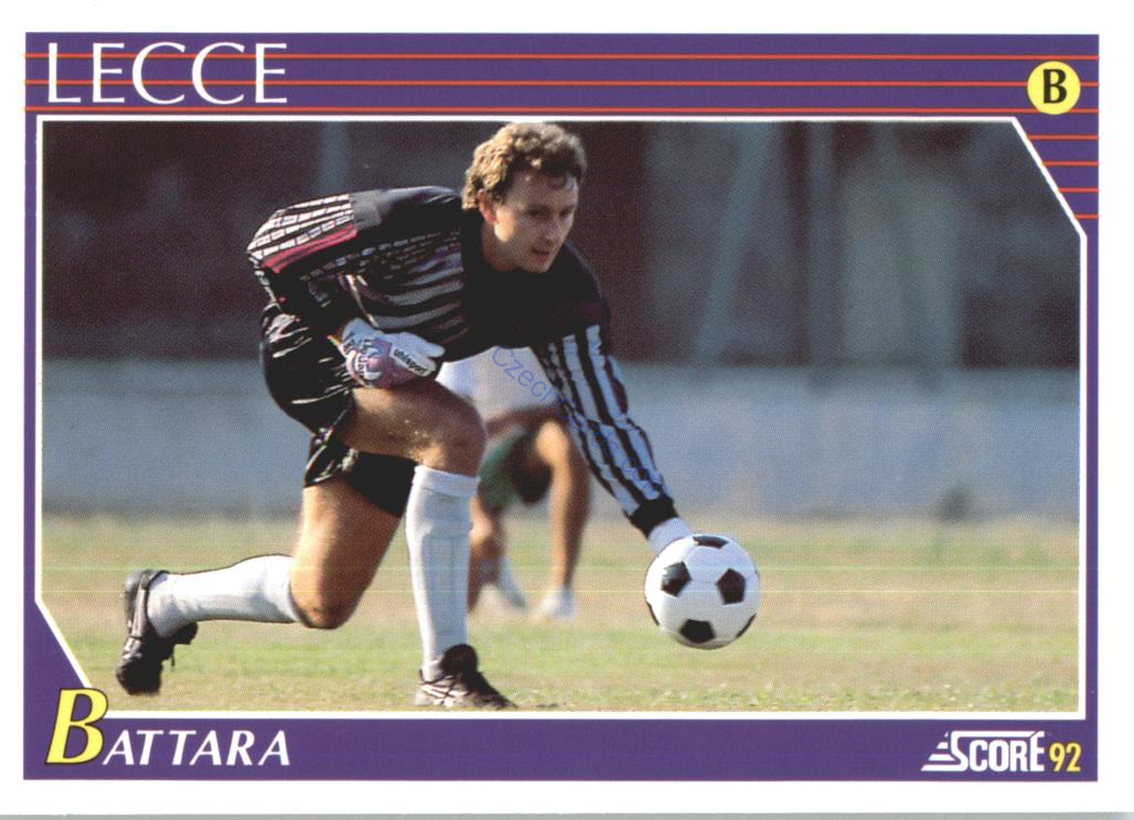 Massimo Battara 1992 Score Italian League #299
