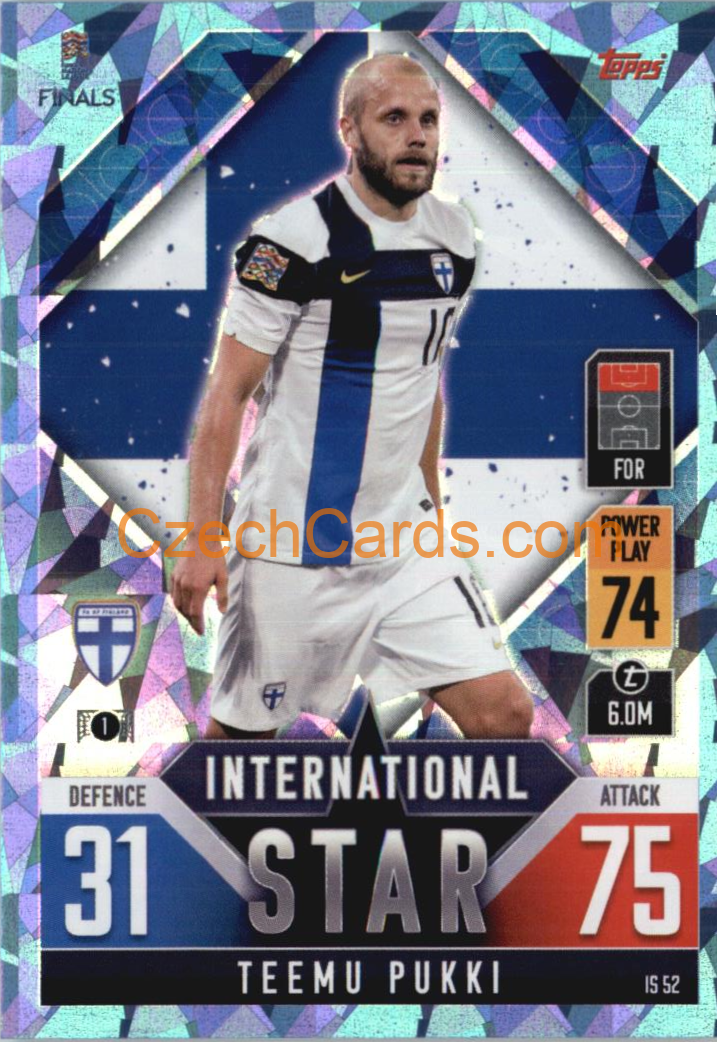 Teemu Pukki 2022/23 Match Attax 101 blue #IS52