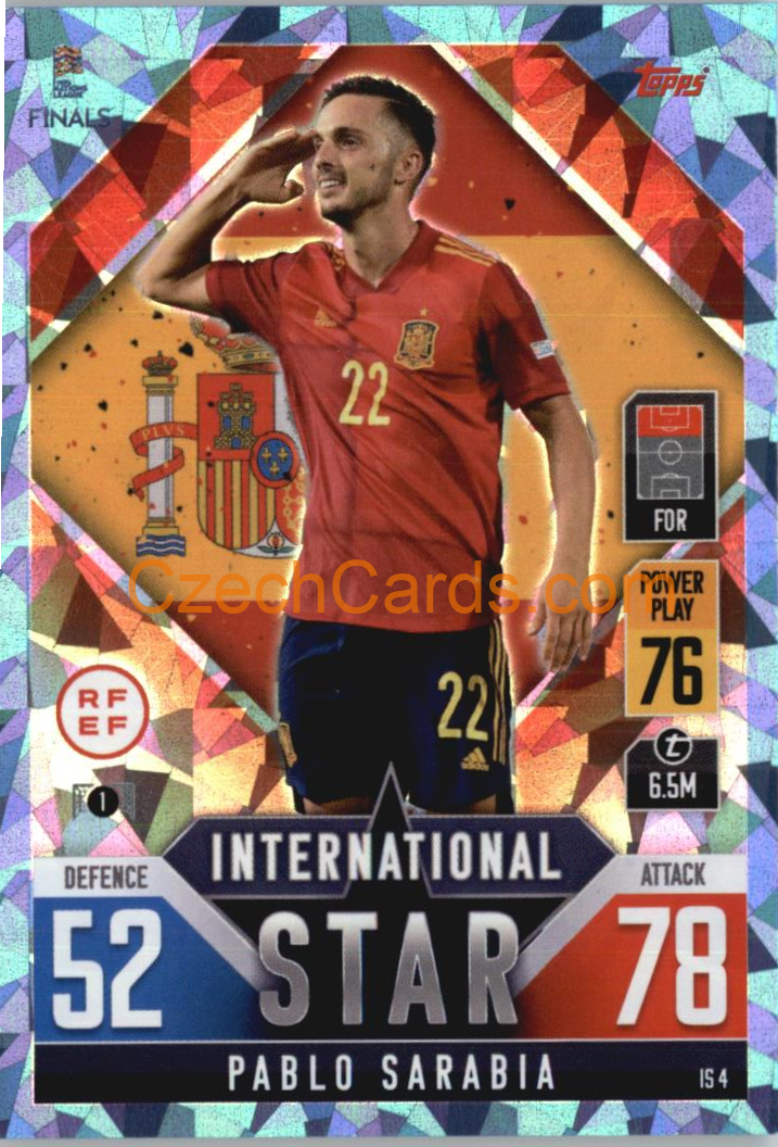 Pablo Sarabia 2022/23 Match Attax 101 blue #IS4