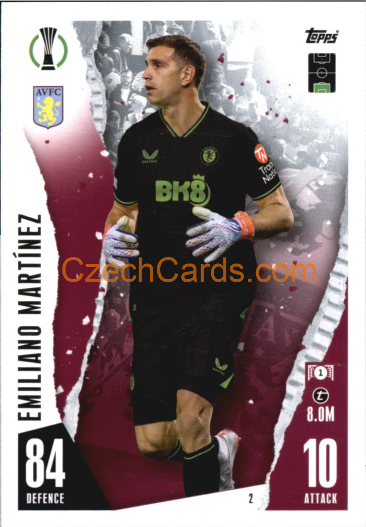 Emiliano Martinez 2023/04 Topps Match Attax #2