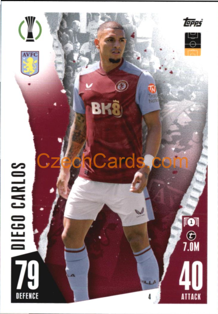 Diego Carlos 2023/04 Topps Match Attax #4