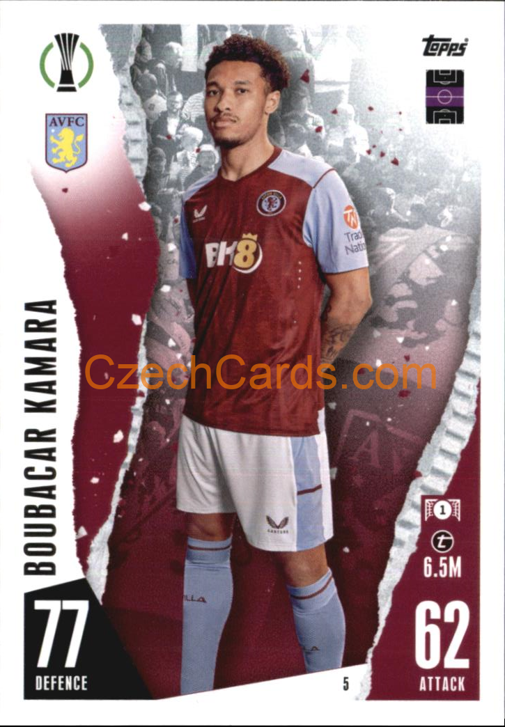 Boubacar Kamara 2023/04 Topps Match Attax #5