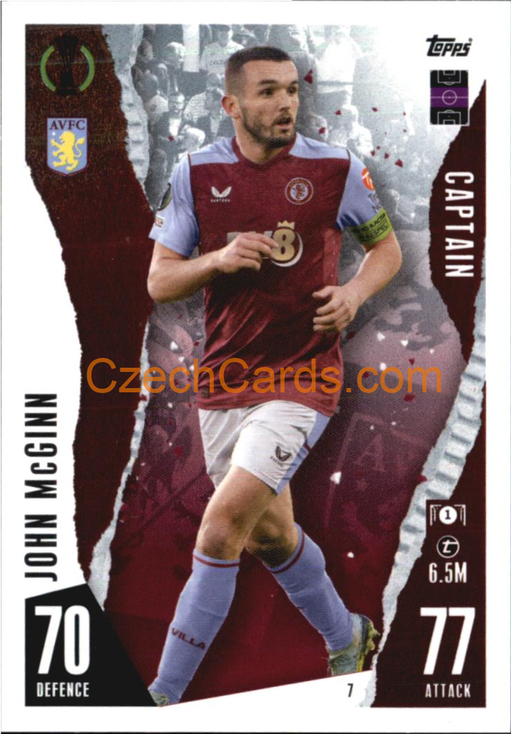 John McGinn 2023/04 Topps Match Attax Captain #7