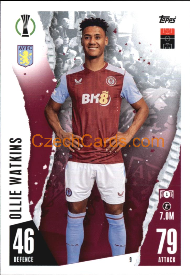 Ollie Watkins 2023/04 Topps Match Attax #9
