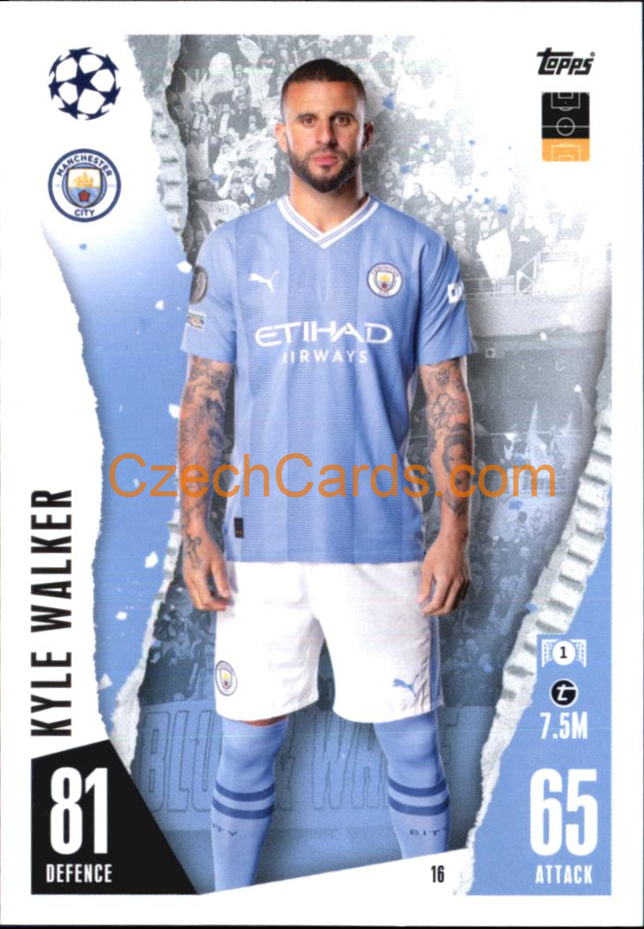 Kyle Walker 2023/04 Topps Match Attax #16