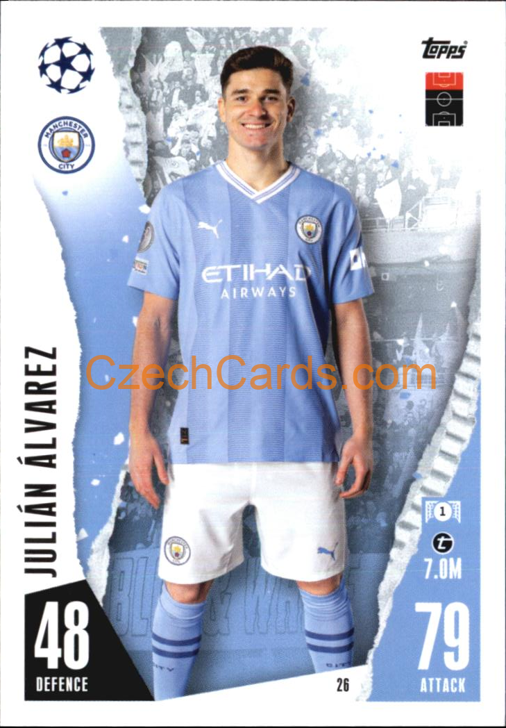 Julián Álvarez 2023/04 Topps Match Attax #26