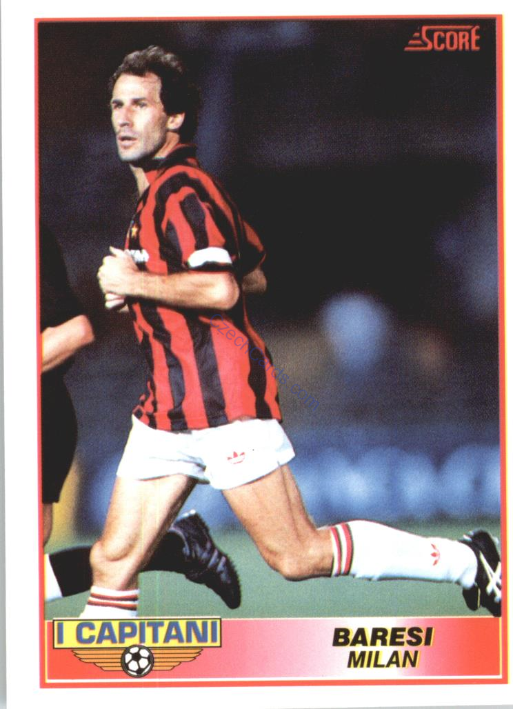 Franco Baresi 1992 Score Italian League #387