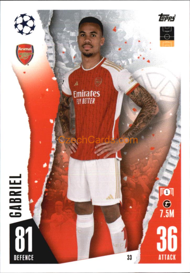 Gabriel 2023/04 Topps Match Attax #33