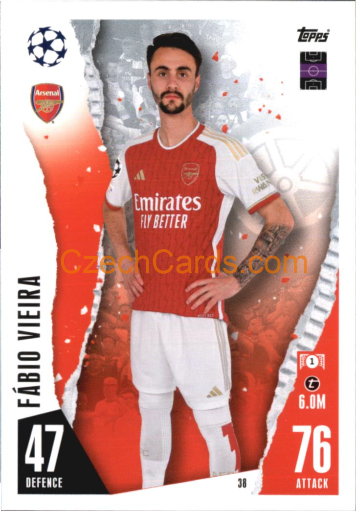 Fábio Vieira 2023/04 Topps Match Attax #38