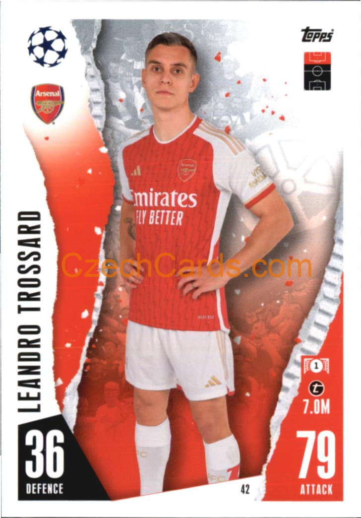 Leandro Trossard 2023/04 Topps Match Attax #42