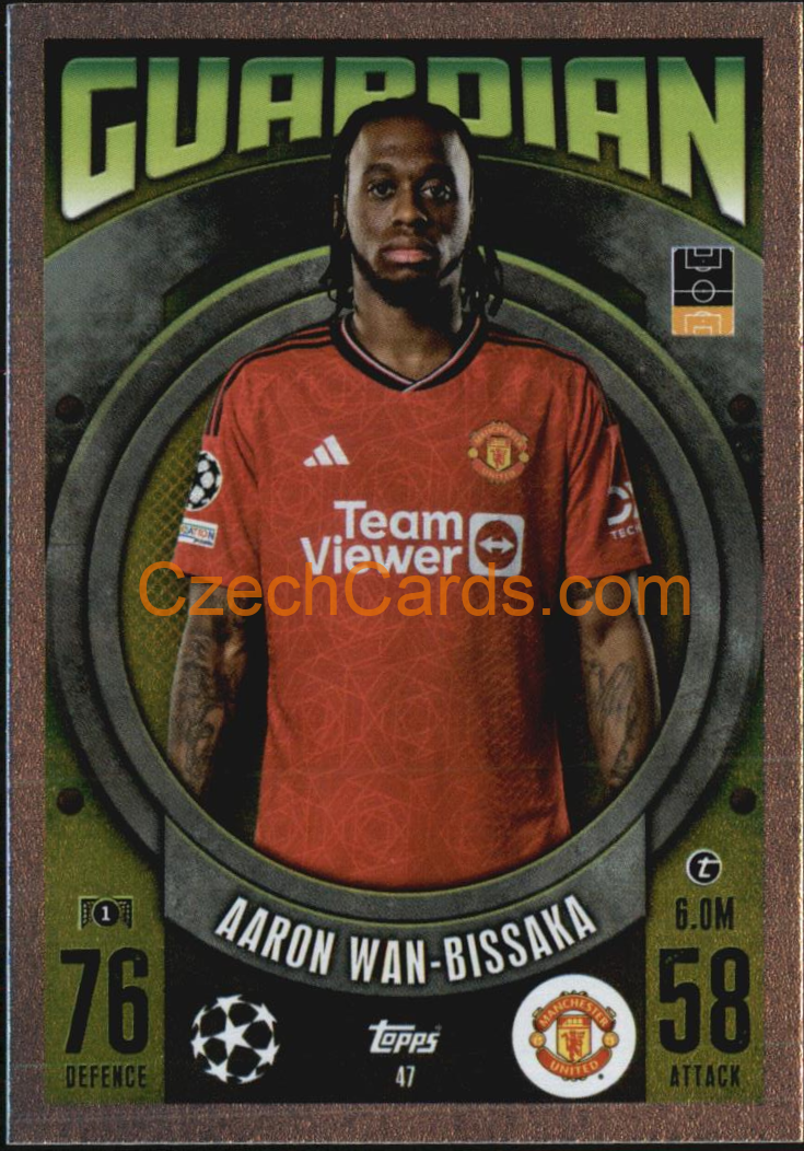 Aaron Wan-Bissaka 2023/04 Topps Match Attax Guardian #47