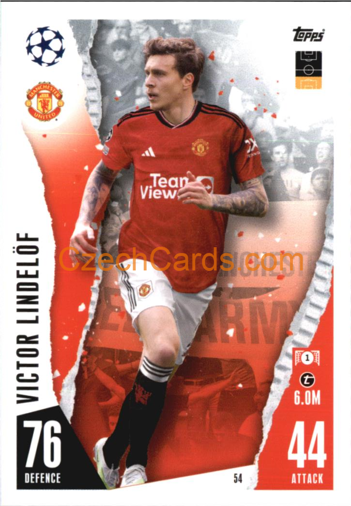 Victor Lindelöf 2023/04 Topps Match Attax #54