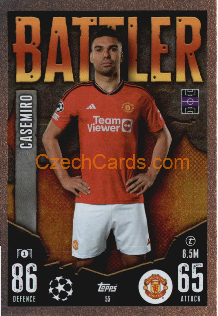 Casemiro 2023/04 Topps Match Attax Battler #55
