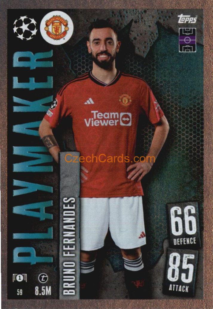 Bruno Fernandes 2023/04 Topps Match Attax Playmaker #59