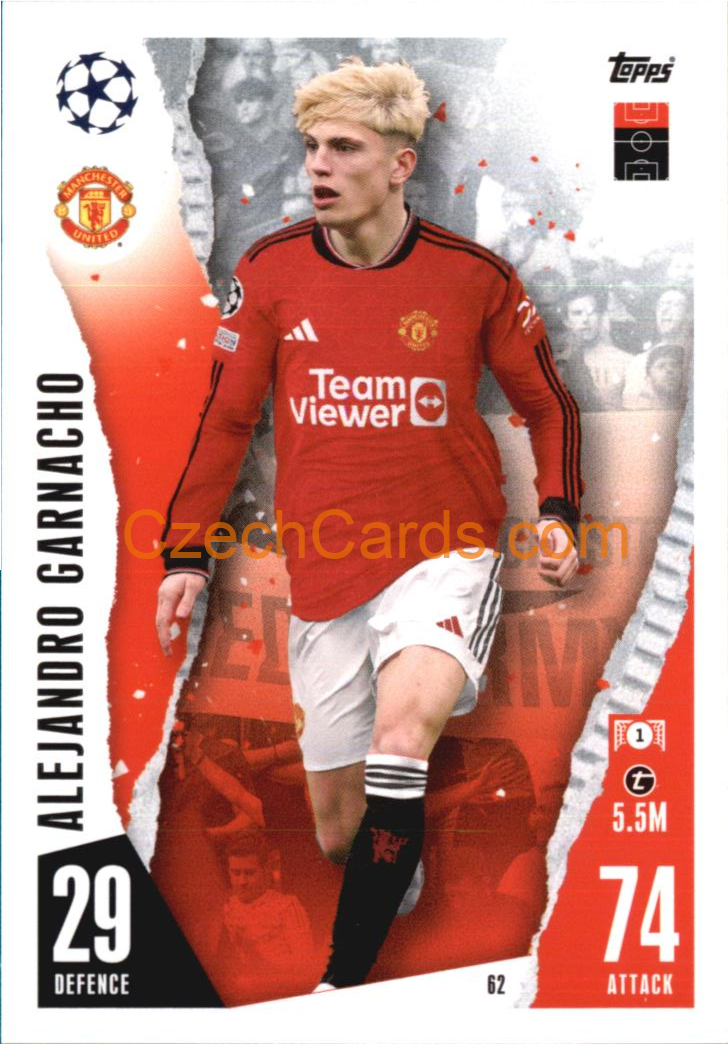 Alejandro Garnacho 2023/04 Topps Match Attax #62