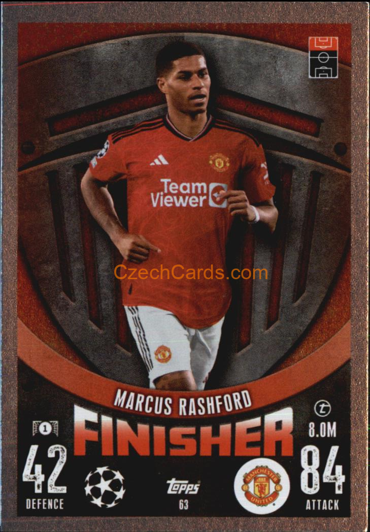 Marcus Rashford 2023/04 Topps Match Attax Finisher #63