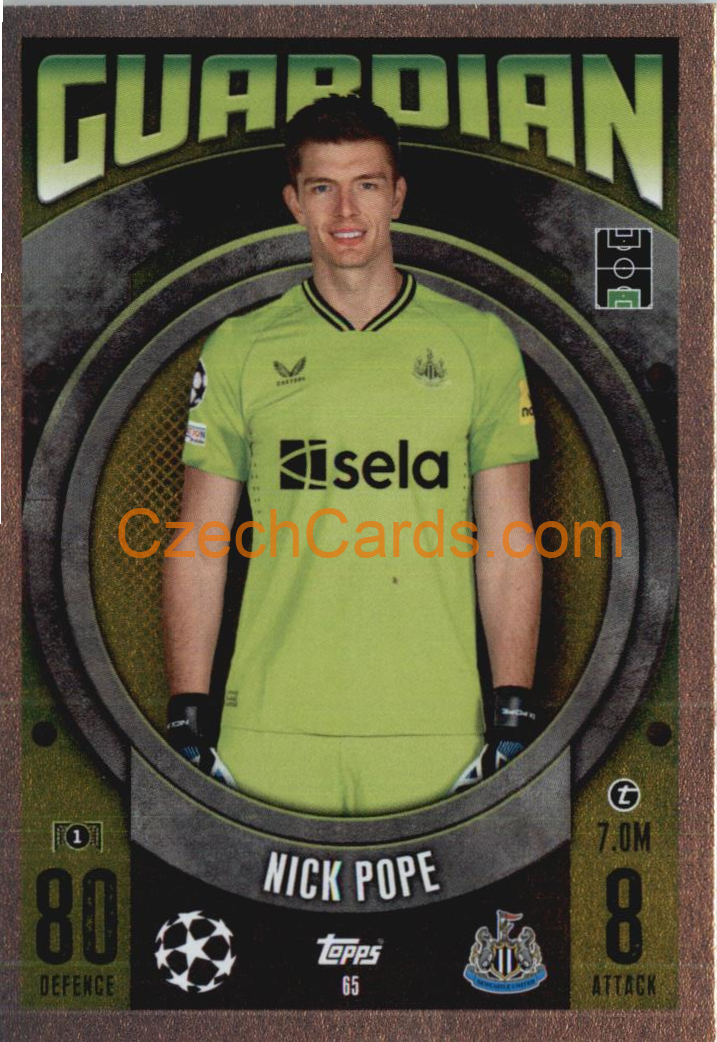 Nick Pope 2023/04 Topps Match Attax Guardian #65
