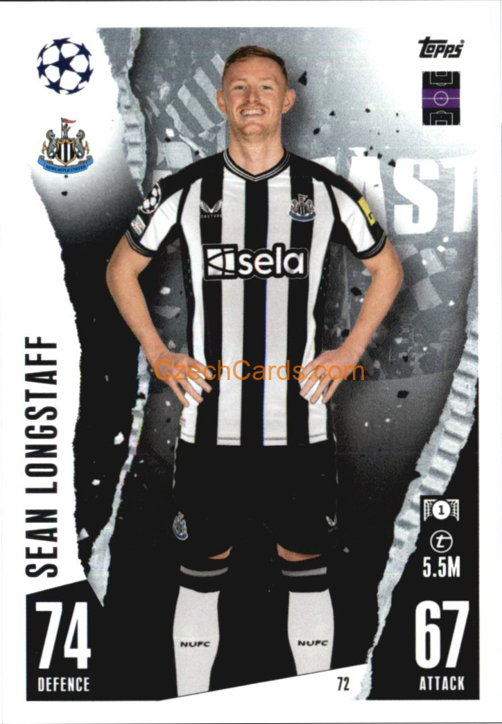 Sean Longstaff 2023/04 Topps Match Attax #72