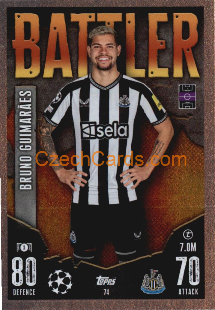 Bruno Guimarães 2023/04 Topps Match Attax Battler #74