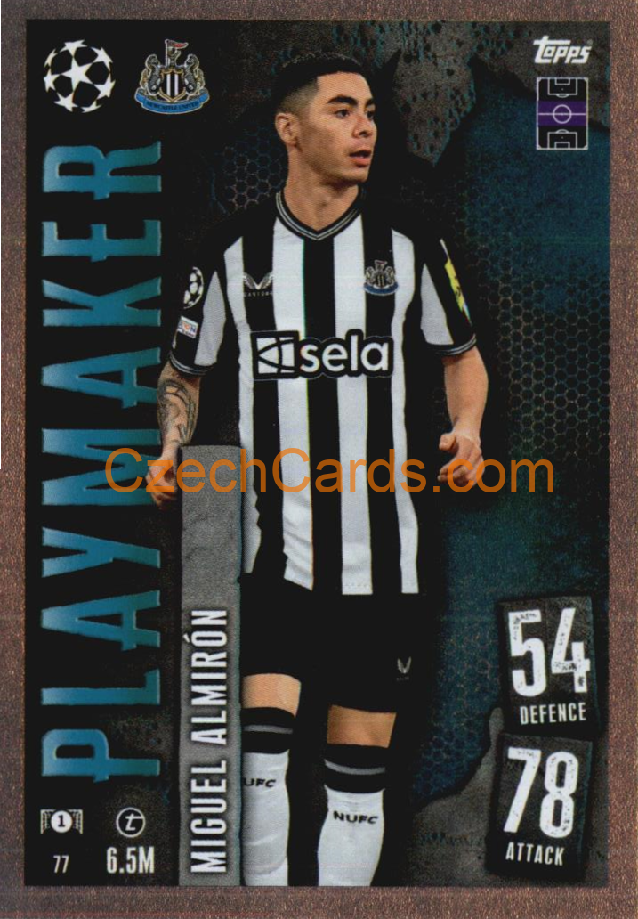Miguel Almirón 2023/04 Topps Match Attax Playmaker #77
