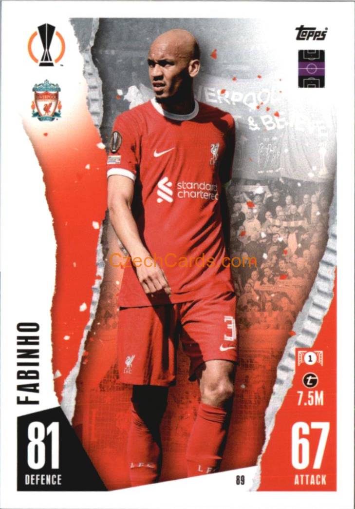 Fabinho 2023/04 Topps Match Attax #89