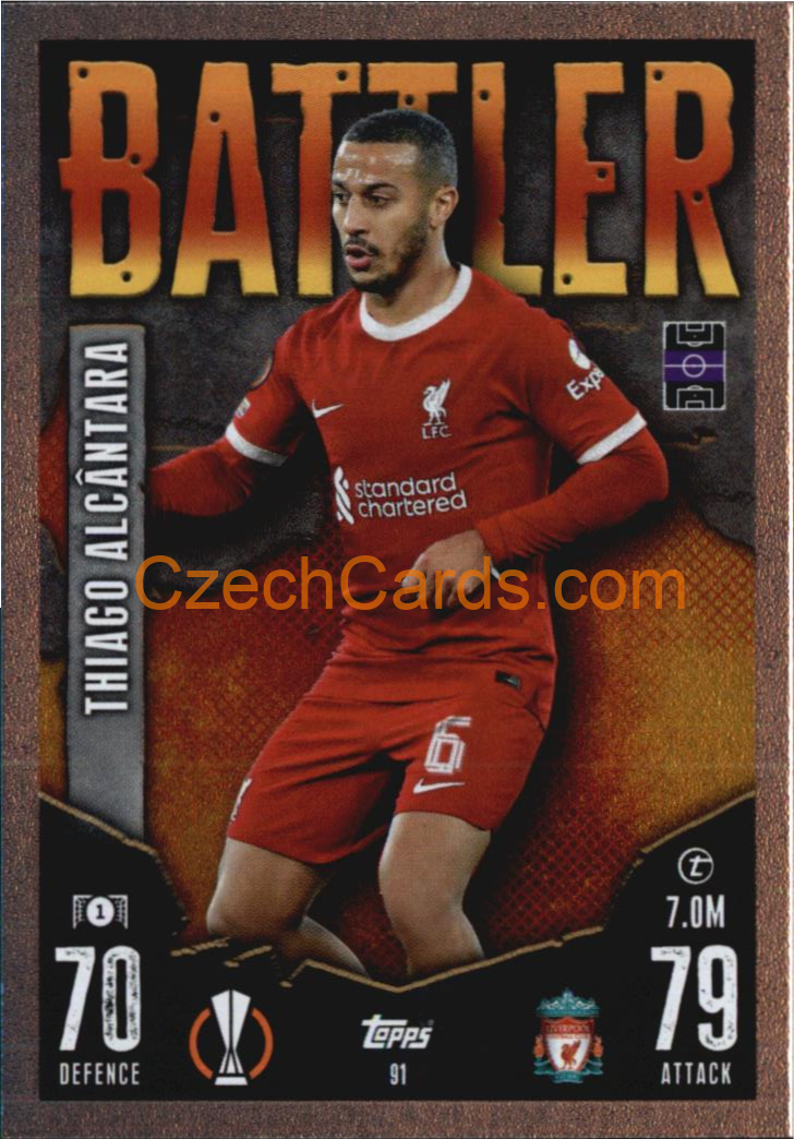 Thiago Alcántara 2023/04 Topps Match Attax Battler #91