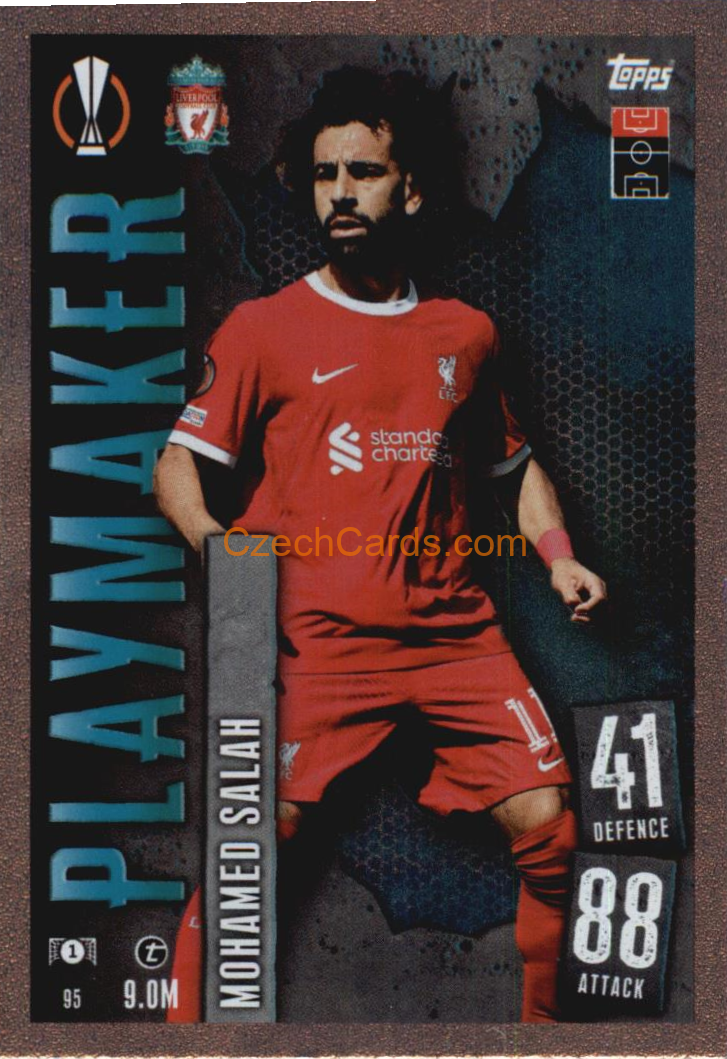 Mohamed Salah 2023/04 Topps Match Attax Playmaker #95