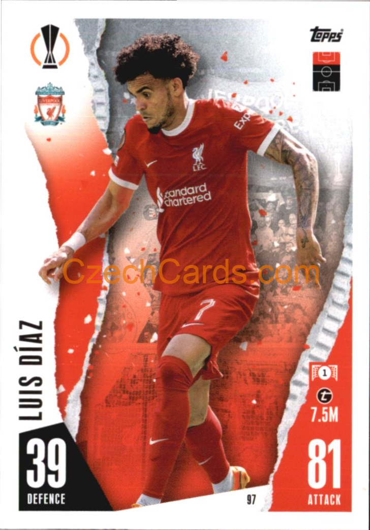 Luis Díaz 2023/04 Topps Match Attax #97