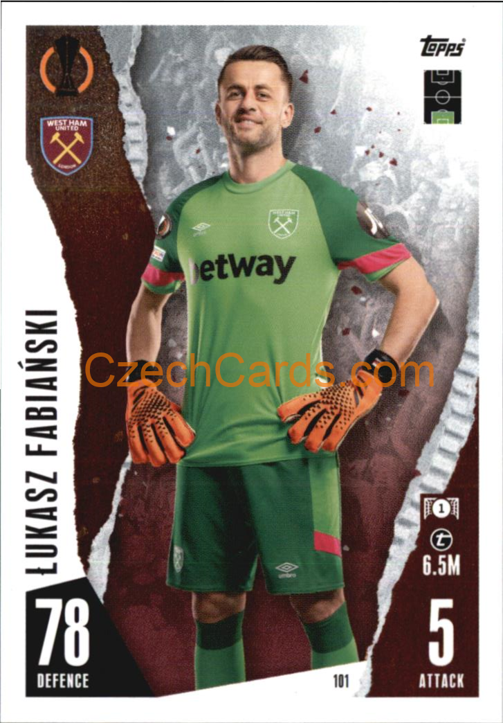 Łukasz Fabiański 2023/04 Topps Match Attax #101