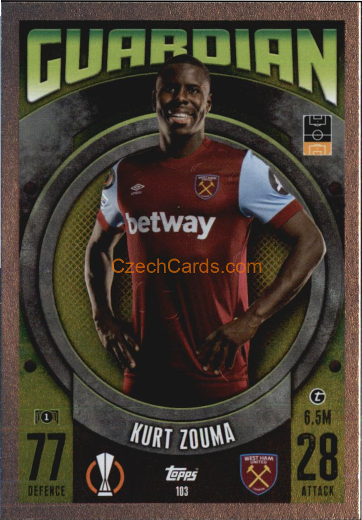 Kurt Zouma 2023/04 Topps Match Attax Guardian #103