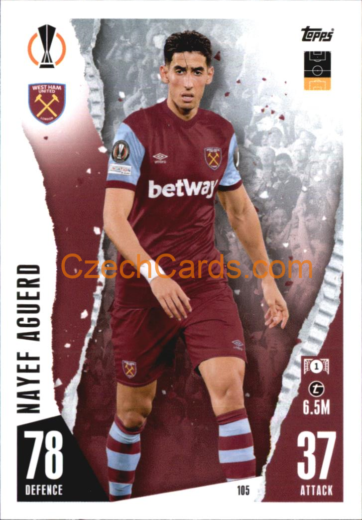 Nayef Aguerd 2023/04 Topps Match Attax #105