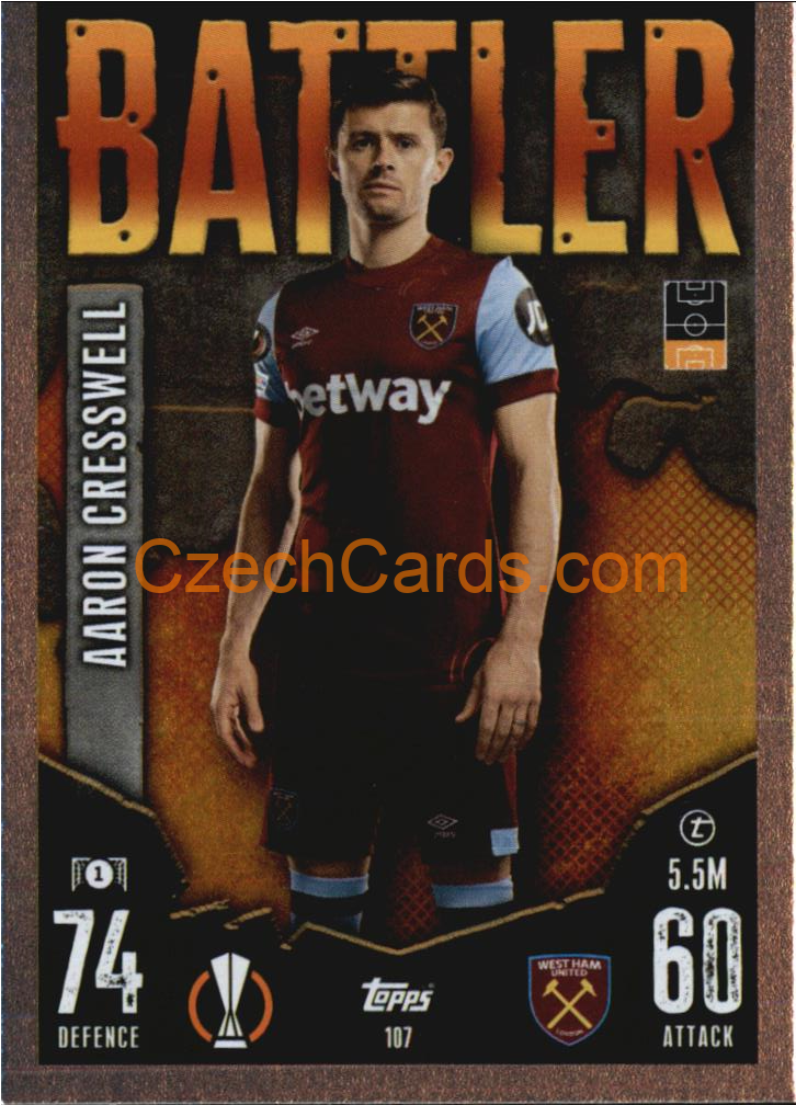 Aaron Cresswell 2023/04 Topps Match Attax Battler #107