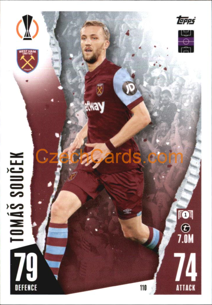 Tomáš Souček 2023/04 Topps Match Attax #110