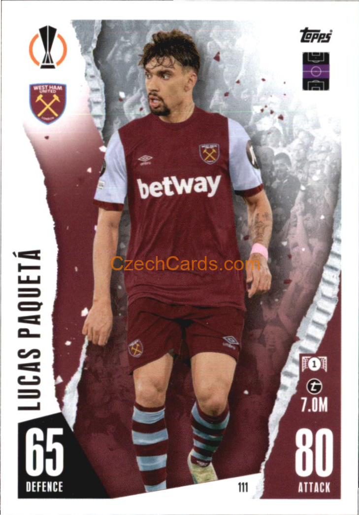 Lucas Paqueta 2023/04 Topps Match Attax #111