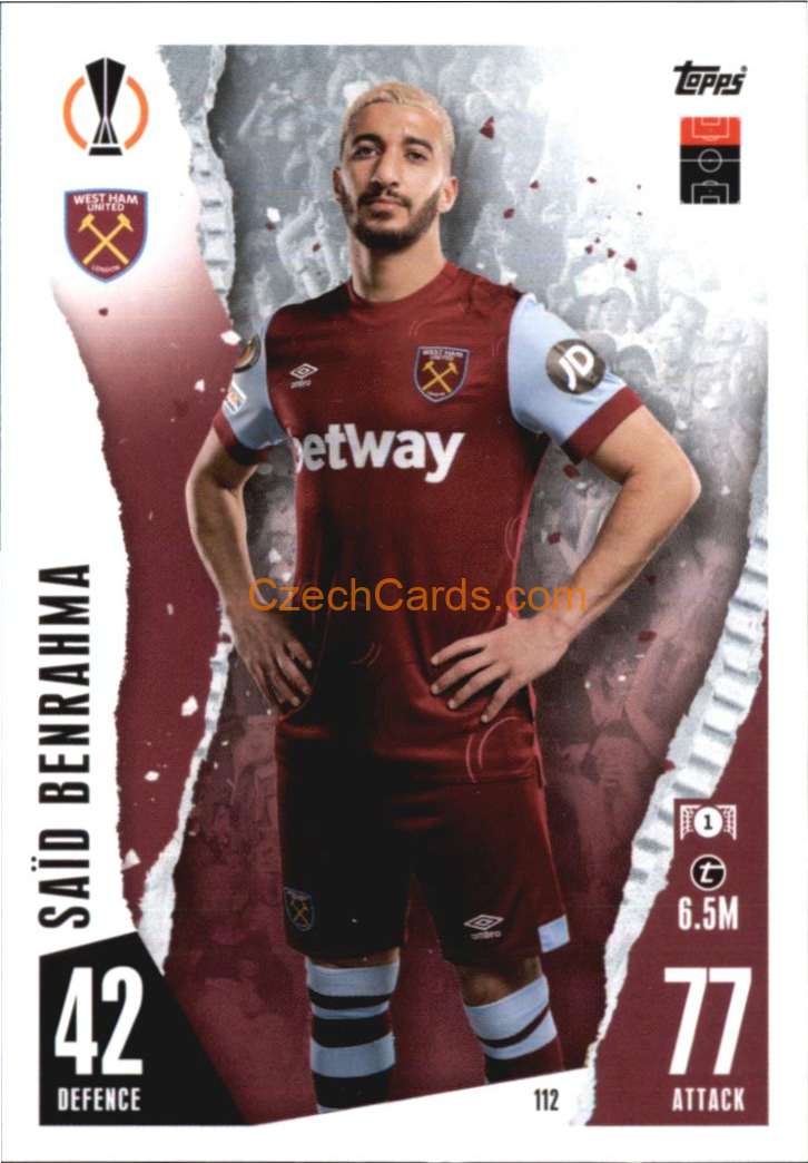 Saïd Benrahma 2023/04 Topps Match Attax #112