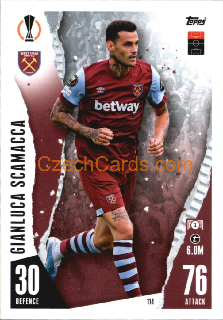 Gianluca Scamacca 2023/04 Topps Match Attax #114