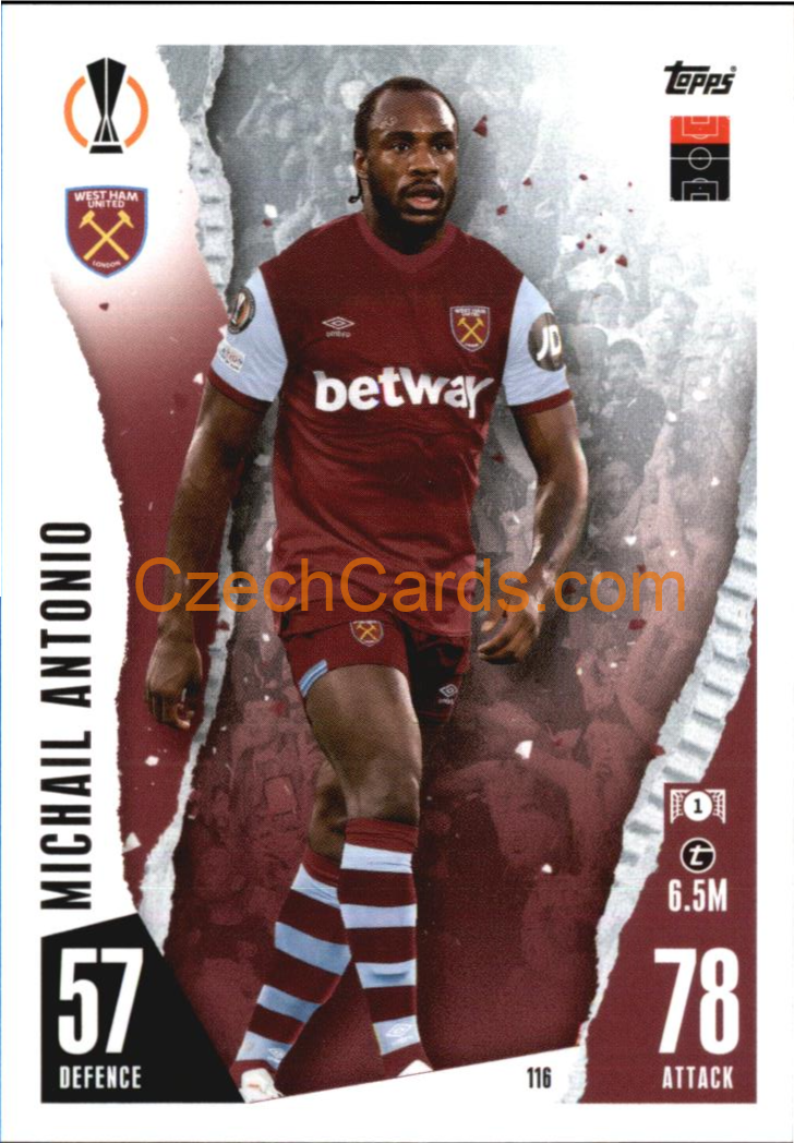 Michail Antonio 2023/04 Topps Match Attax #116