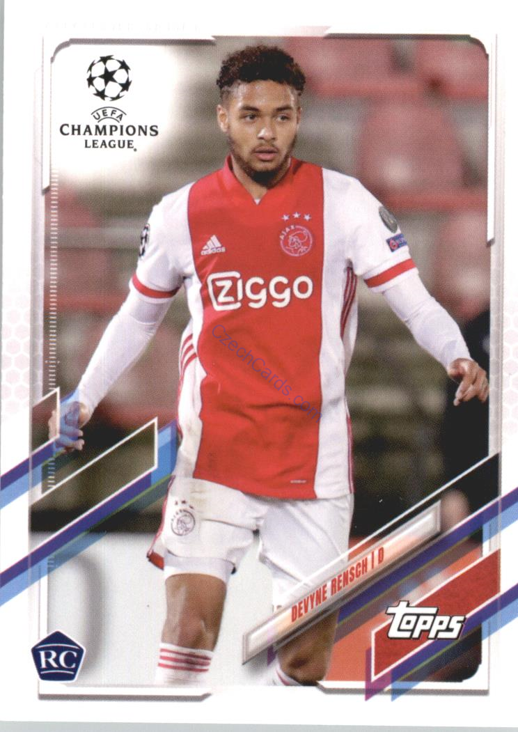 Devyne Rensch 2020/21 Topps UCL Japan edition #9 RC