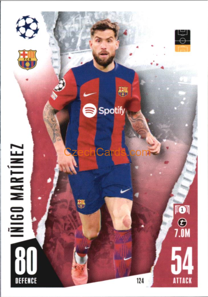 Iñigo Martínez 2023/04 Topps Match Attax #124