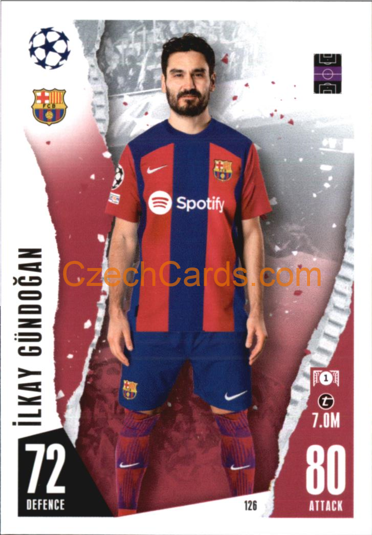 İlkay Gündoğan 2023/04 Topps Match Attax #126