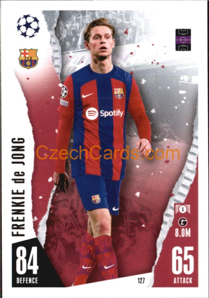 Frenkie de Jong 2023/04 Topps Match Attax #127