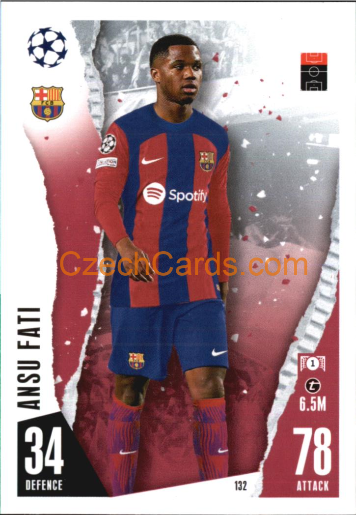 Ansu Fati 2023/04 Topps Match Attax #132